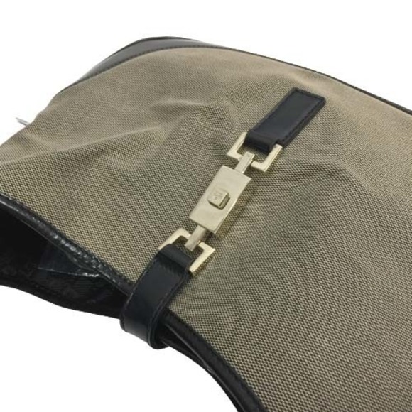 Gucci Shoulder Bag Jackie Line Canvas x Leather - Picture 6 of 13
